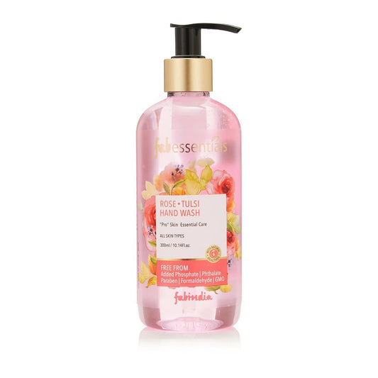 Fabessentials Rose Tulsi Hand Wash - usa canada australia