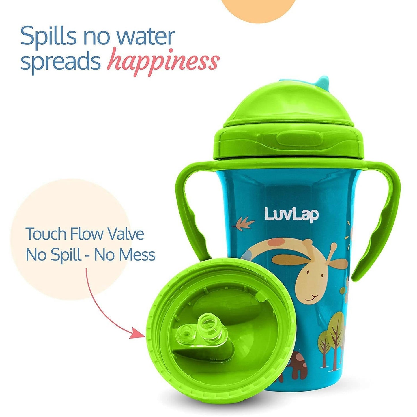 LuvLap Tiny Giffy Sipper for Infant/Toddler