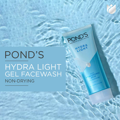 Ponds Hydra Light Hyaluronic Acid Hydrating Gel Face Wash