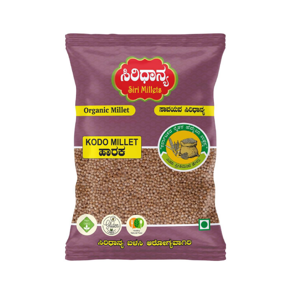 Siri Millets Organic Kodo Millet - Unpolished and Processed Grains (Haraka) -  USA, Australia, Canada 