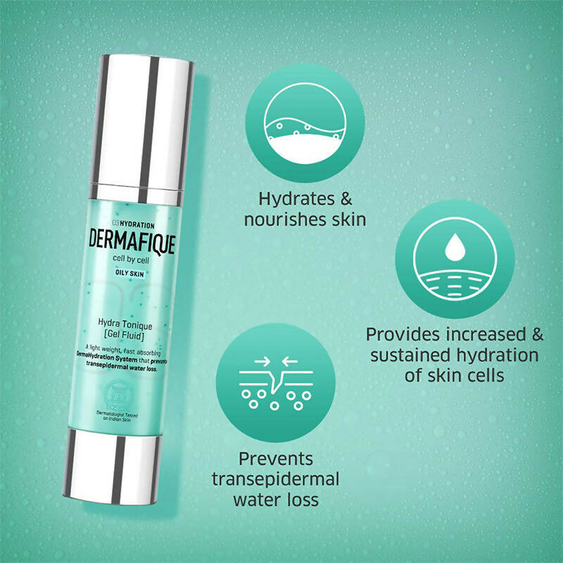 Dermafique Hydra Tonique Gel Fluid Hydrating Moisturizer