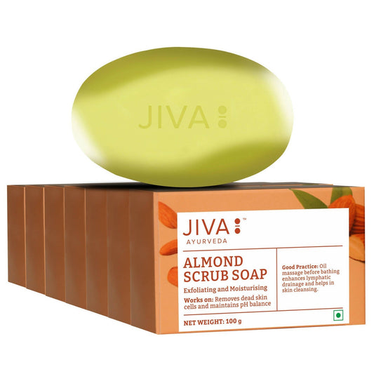 Jiva Ayurveda Almond Scrub Soap - BUDNEN