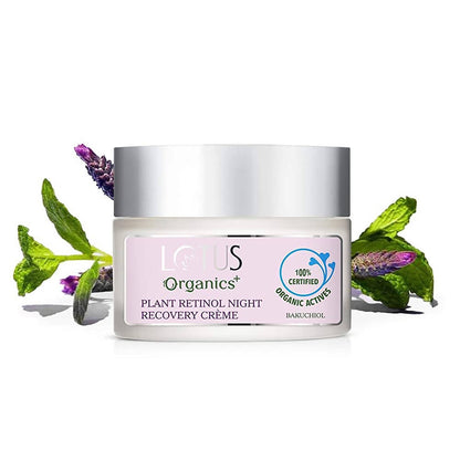 Lotus Organics+ Bakuchiol Plant Retinol Night Recovery Creme