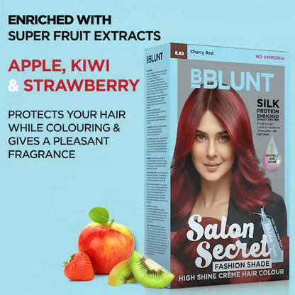 BBlunt Salon Secret High Shine Cr??me Hair Colour - Cherry Red