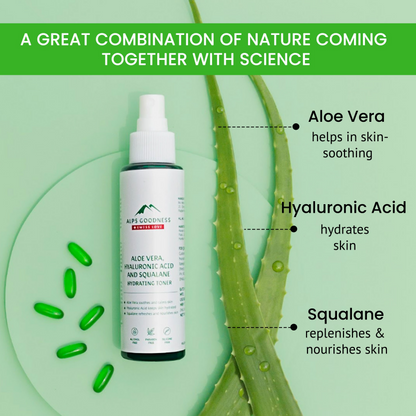 Alps Goodness Aloe Vera, Squalane & Hyaluronic Acid Hydrating Toner