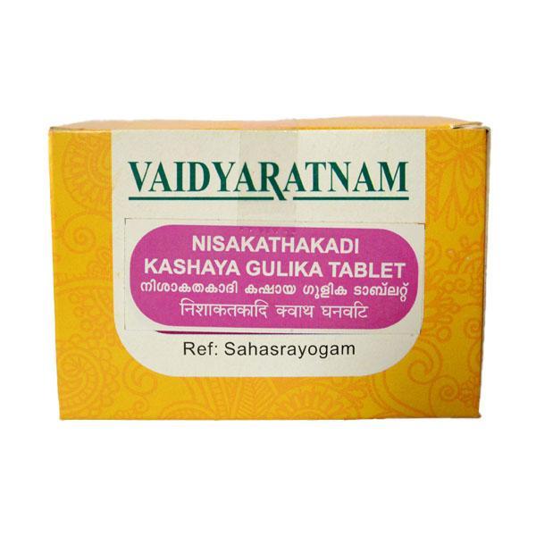 Vaidyaratnam Nisakathakadi kashaya Gulika