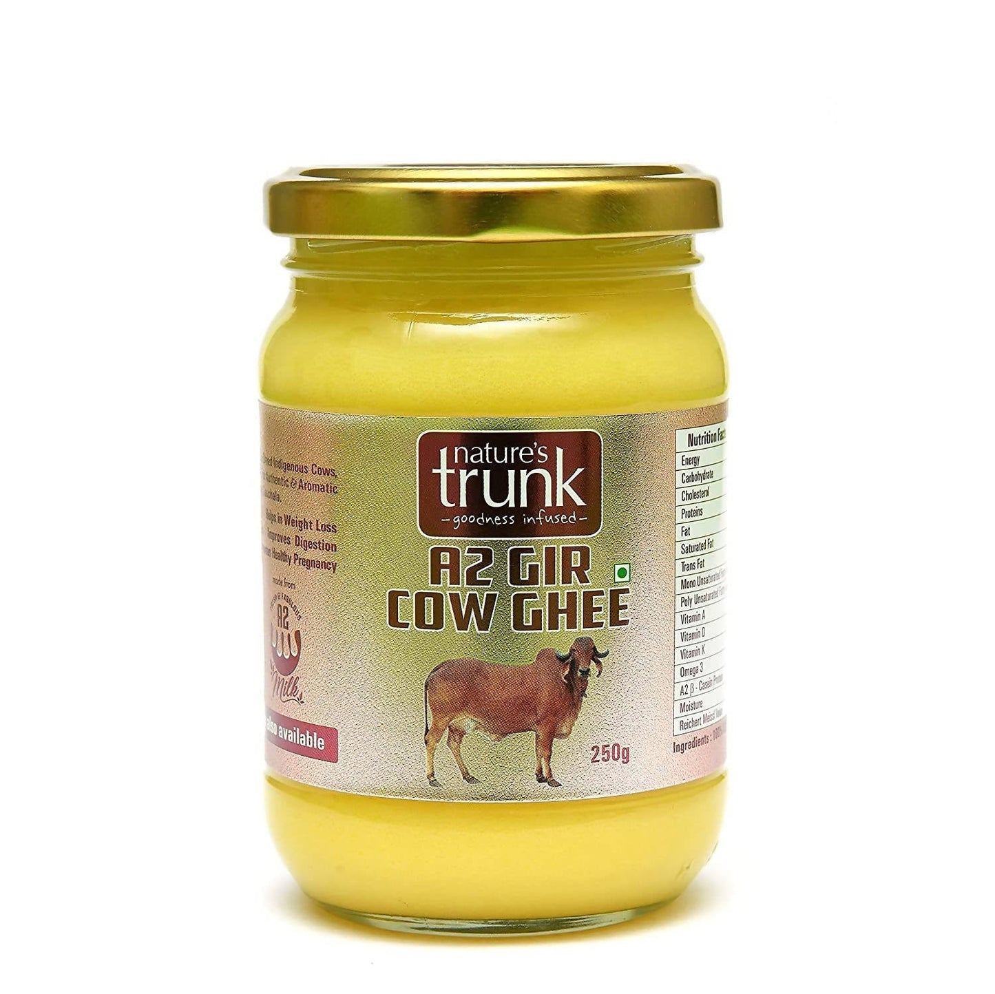 Nature's Trunk A2 Gir Cow Ghee -  USA, Australia, Canada 