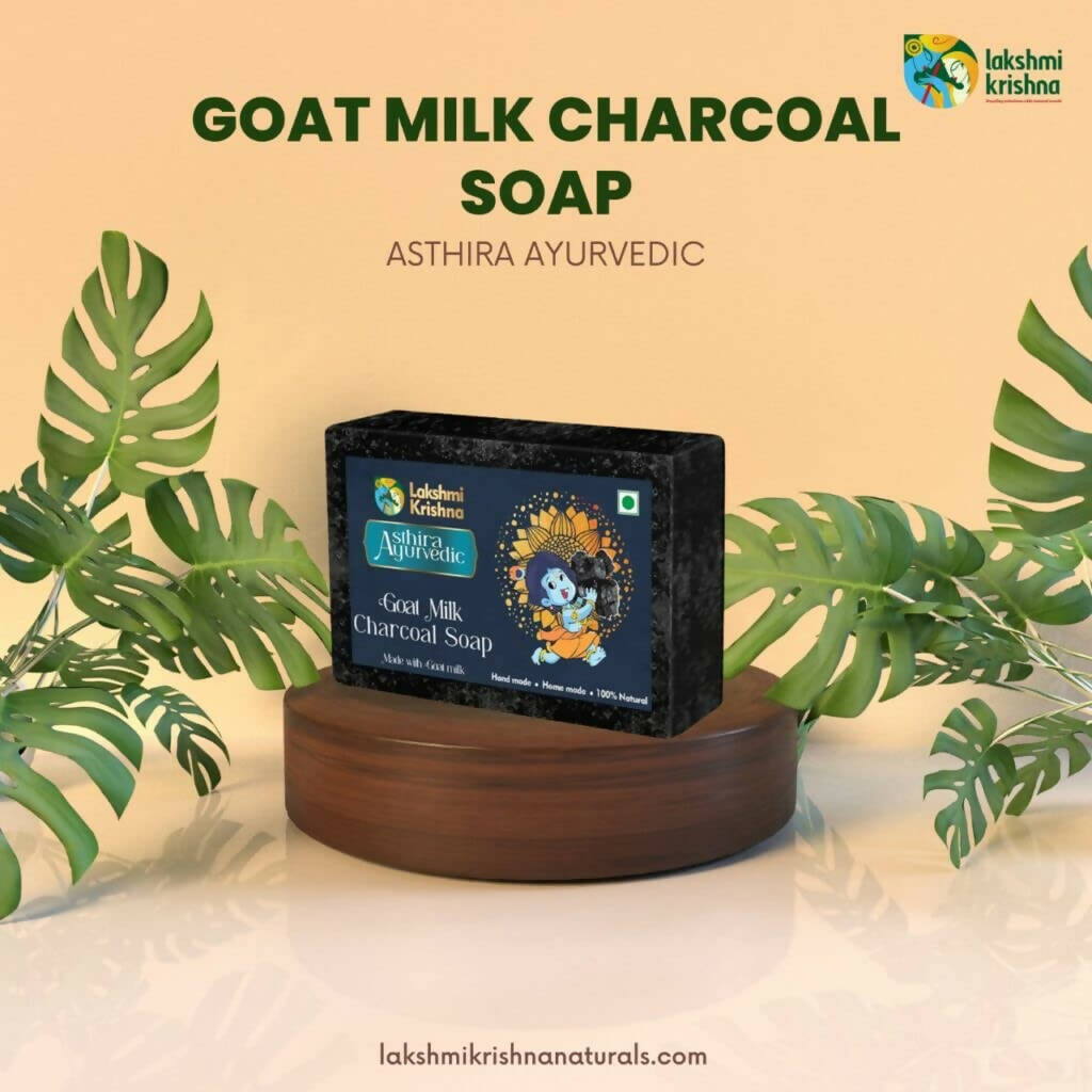 Lakshmi Krishna Goat Milk Charcoal Soap