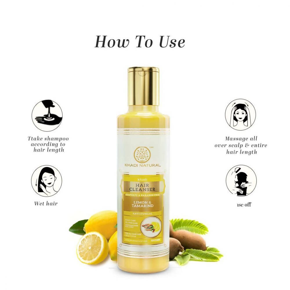 Khadi Natural Lemon & Tamarind Hair Cleanser