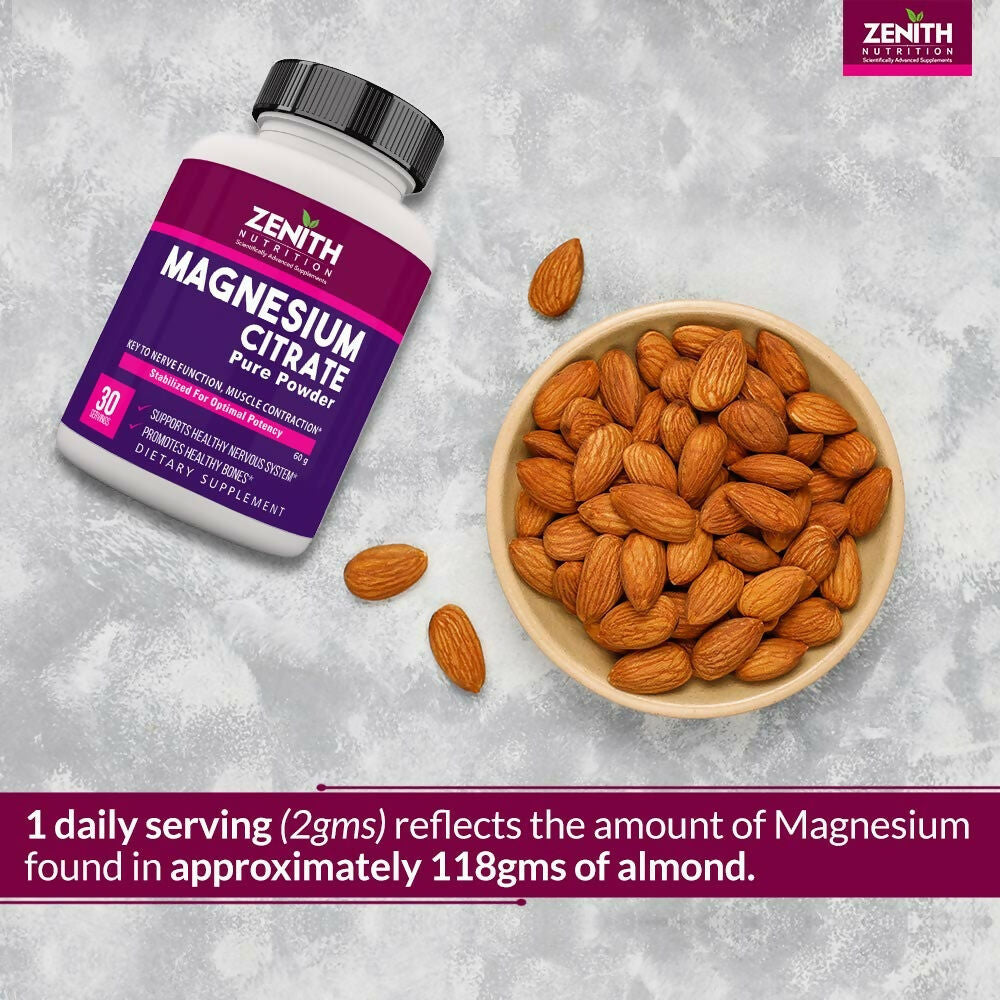 Zenith Nutrition Magnesium Citrate Powder