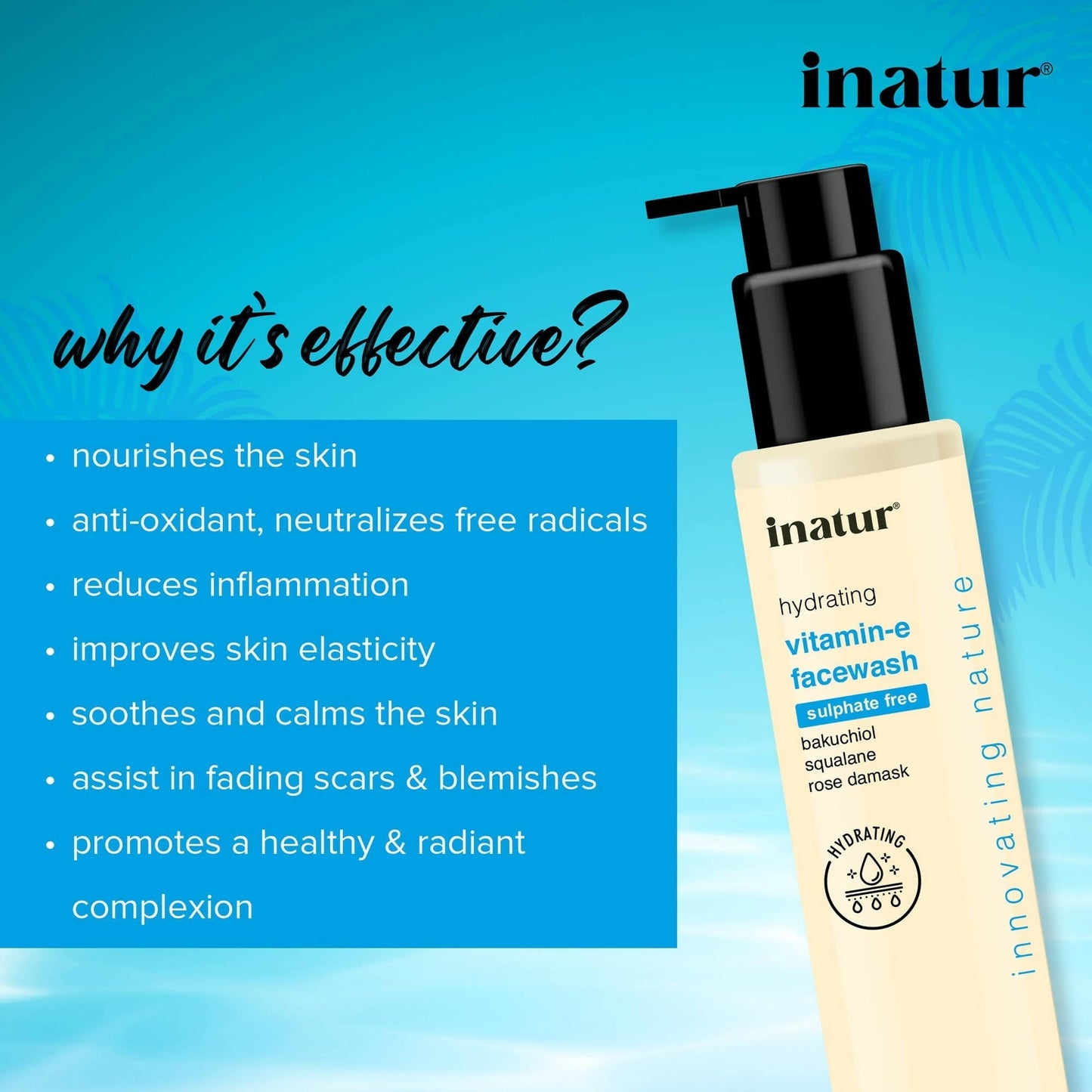 Inatur Vitamin E Face Wash