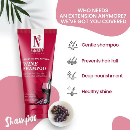 NutriGlow NATURAL'S Advanced Pro Formula Wine Hair Spa