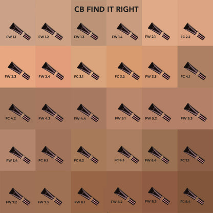 Colorbar 24Hrs Weightless Liquid Foundation Fw 3.3