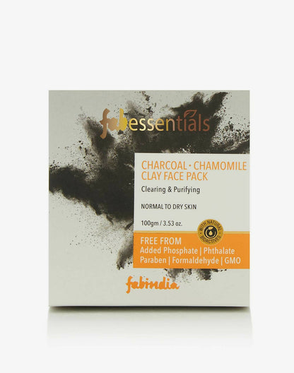 Fabessentials Charcoal Chamomile Clay Face Pack
