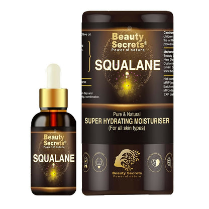 Beauty Secrets Certified Organic Squalane Oil For Face - BUDNE