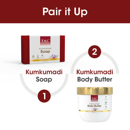 TAC - The Ayurveda Co. Kumkumadi Body Butter With Sandalwood, Saffron & Shea Butter