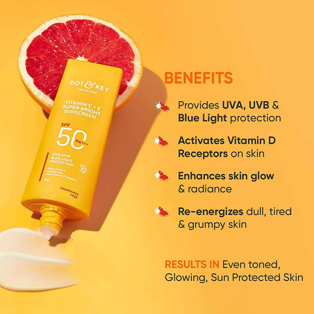 Dot & Key Vitamin C + E Super Bright Sunscreen SPF 50+++