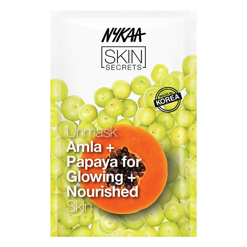 Nykaa Skin Secrets Indian Rituals Amla + Papaya Sheet Mask For Glowing & Nourished Skin