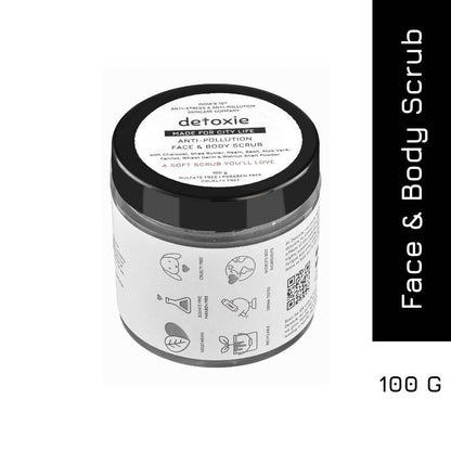 Detoxie Anti-Pollution Face & Body Scrub