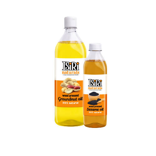 Isiri Groundnut Oil + Sesame Oil Combo - BUDNE
