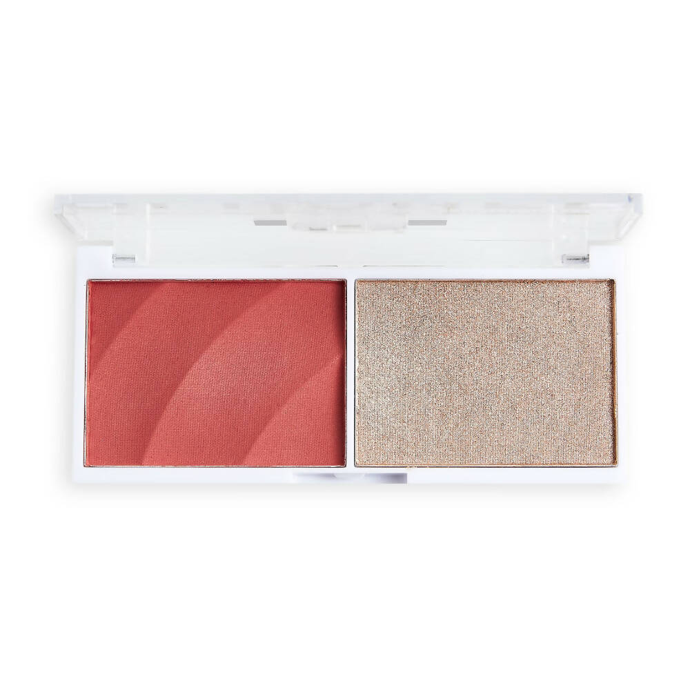 Revolution Relove Colour Play Blushed Duo - Cute