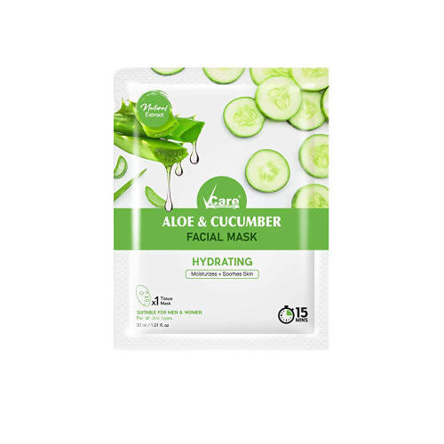 VCare Aloe and Cucumber Facial Mask