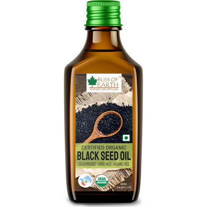 Bliss of Earth Certified Organic Black Seed Oil - buy in USA, Australia, Canada