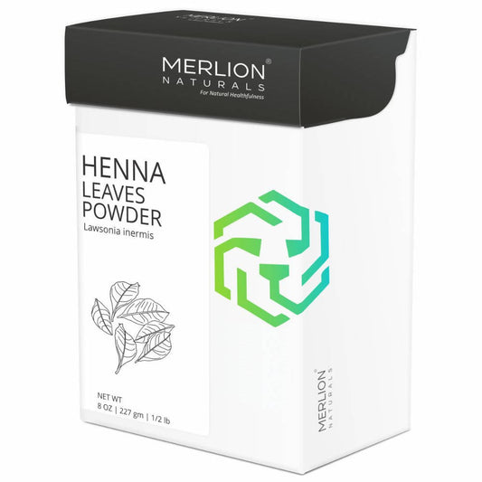 Merlion Naturals Organic Henna Leaves Powder - BUDNE