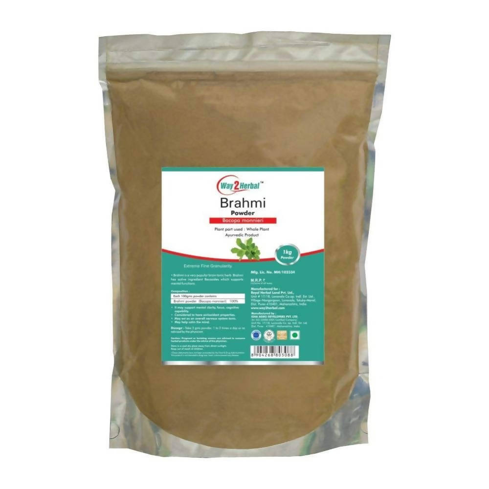 Way2herbal Organic Brahmi Powder