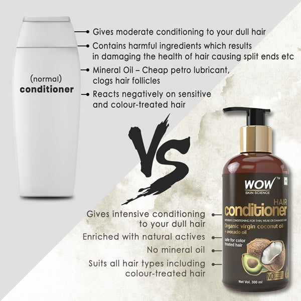 Wow Skin Science Hair Conditioner With Coconut & Avocado Oil