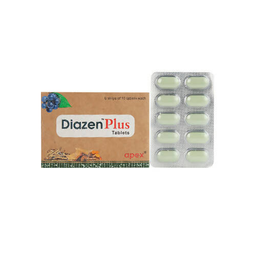 Apex Ayurvedic Diazen Plus Tablets - usa canada australia