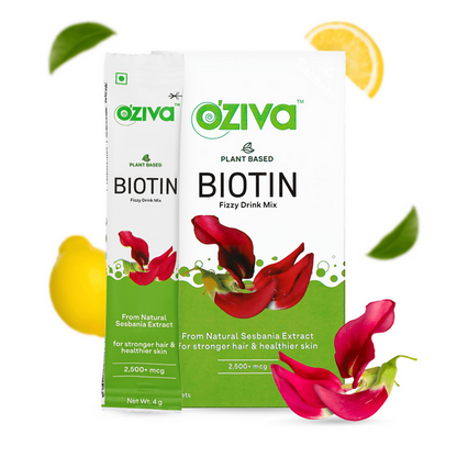 OZiva Plant Based Biotin Fizzy Drink Mix - BUDEN