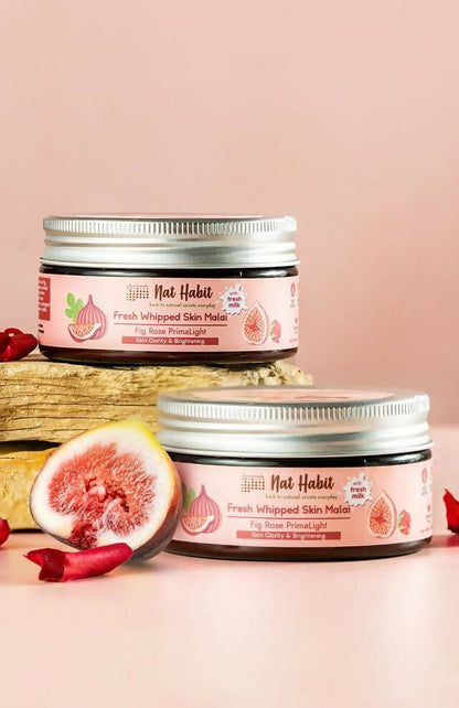 Nat Habit Fig Rose PrimaLight Fresh Whipped Skin Malai