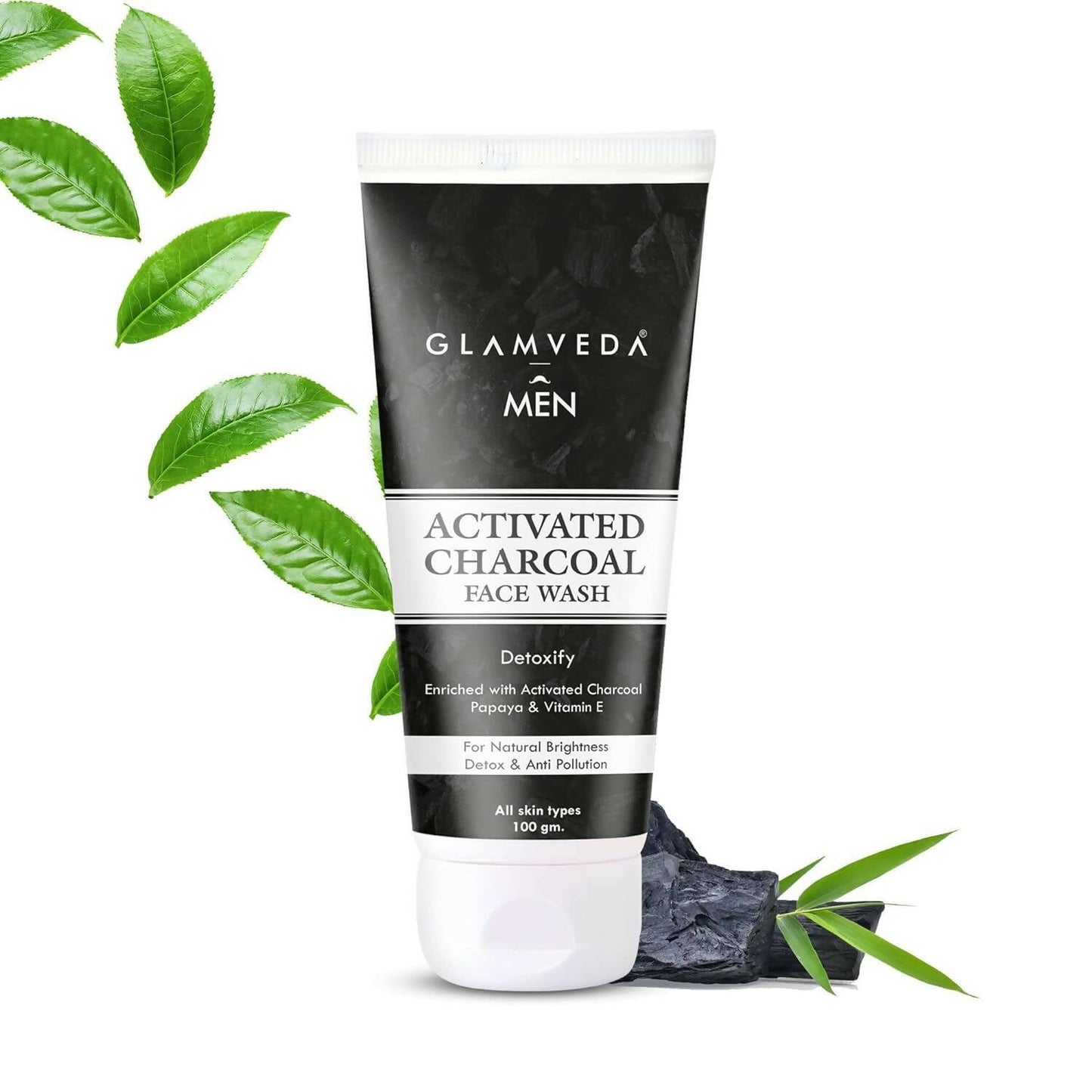 Glamveda Activated Charcoal Detox Face Wash