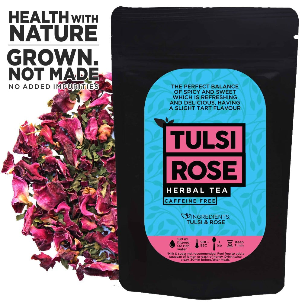 The Tea Trove - Tulsi Rose Herbal Tea