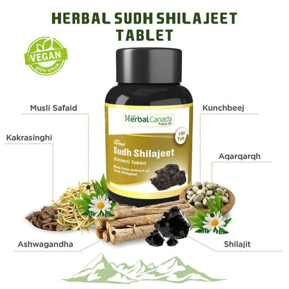 Herbal Canada Shudh SJ Tablets