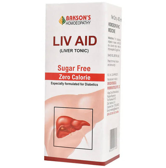 Bakson's Homeopathy Liv Aid Liver Tonic Sugar Free - buy in USA, Australia, Canada