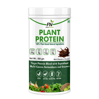 Floral Nutrition Plant Protein Powder (Rich Chocolate Flavor)