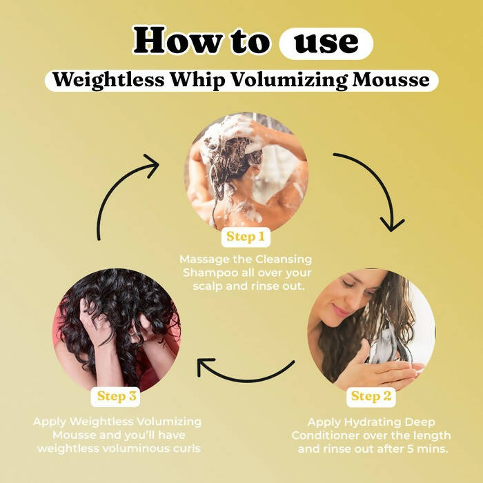 Fix My Curls Weightless Whip Volumizing Mousse