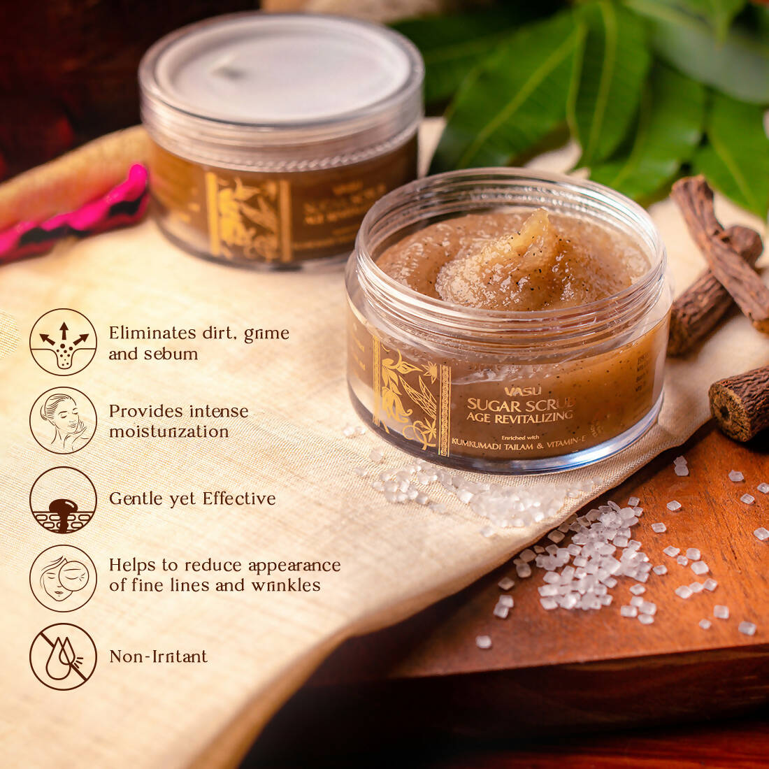 Vasu Healthcare Age Revitalizing Sugar Scrub