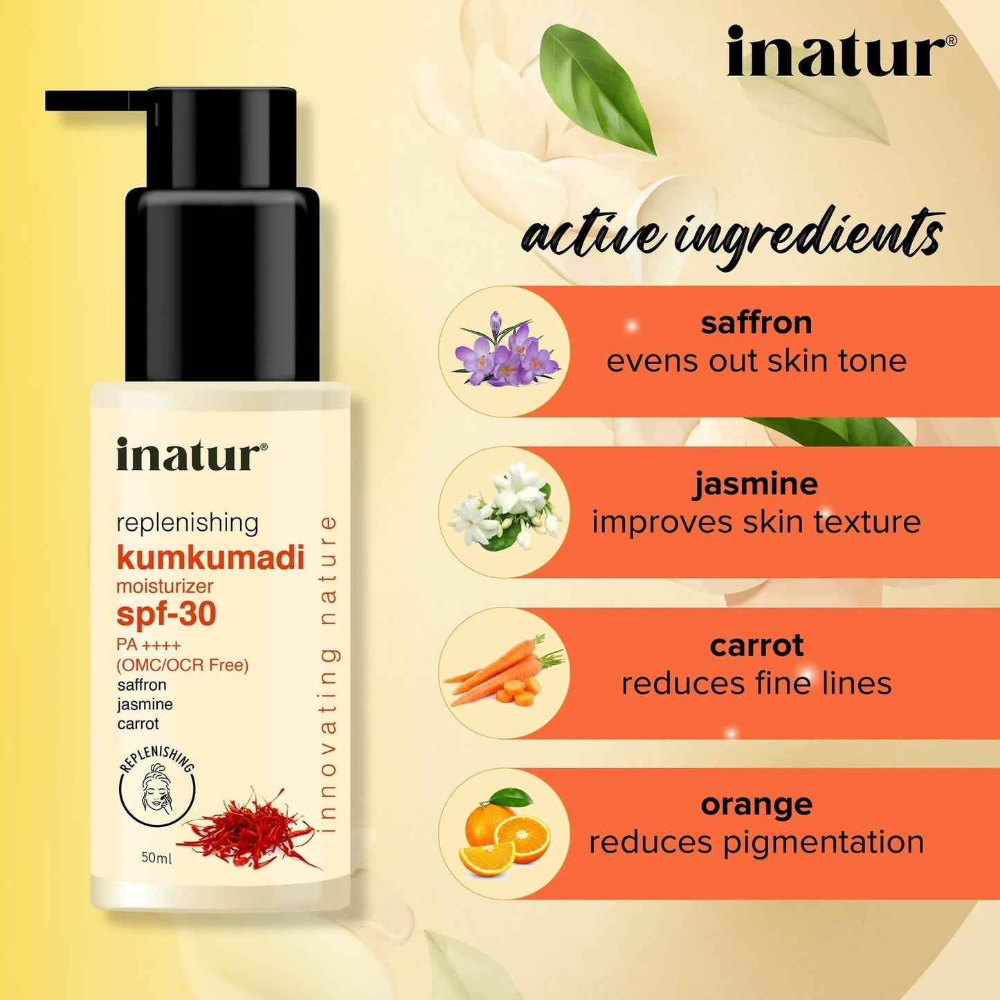 Inatur Kumkumadi Sunscreen SPF 30