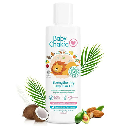 BabyChakra Strengthening Baby Hair Oil -  USA, Australia, Canada 