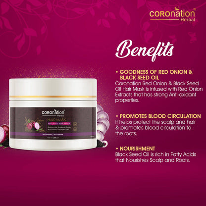 Coronation Herbal Red Onion & Black Seed Oil Hair Mask