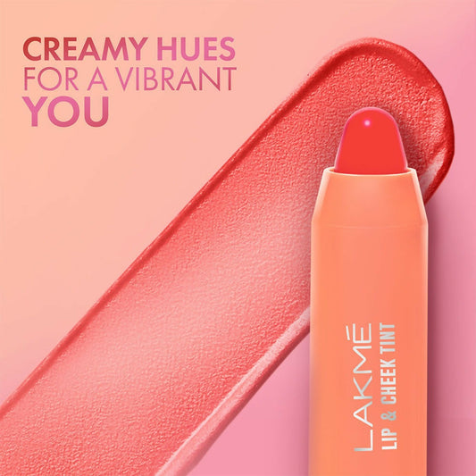 Lakme Lip Love & Cheek Tint - Deep Red