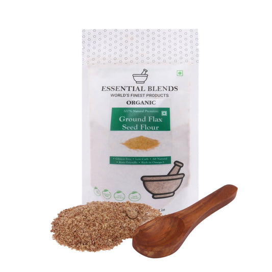Essential Blends Organic Ground Flax Seed Flour - BUDNE