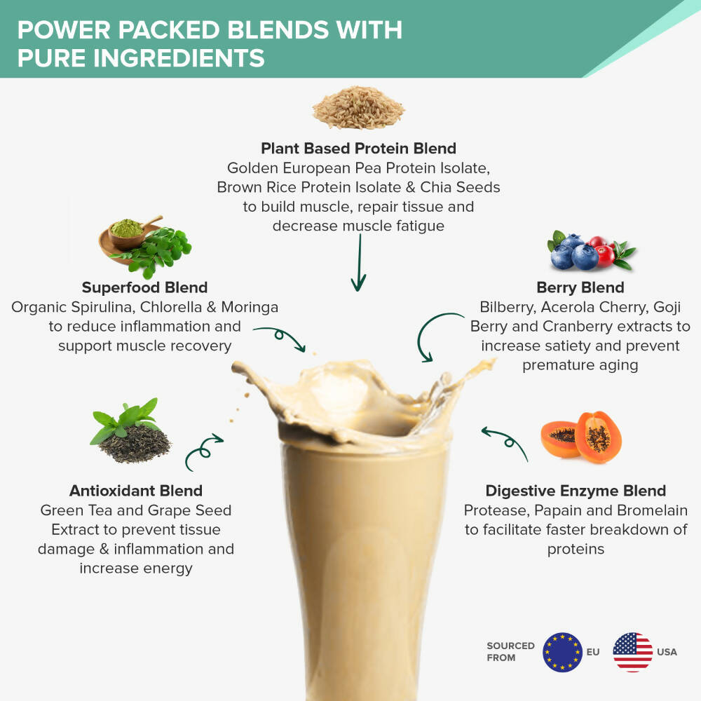 Wellbeing Nutrition Superfood Plant Protein-French Vanilla Caramel