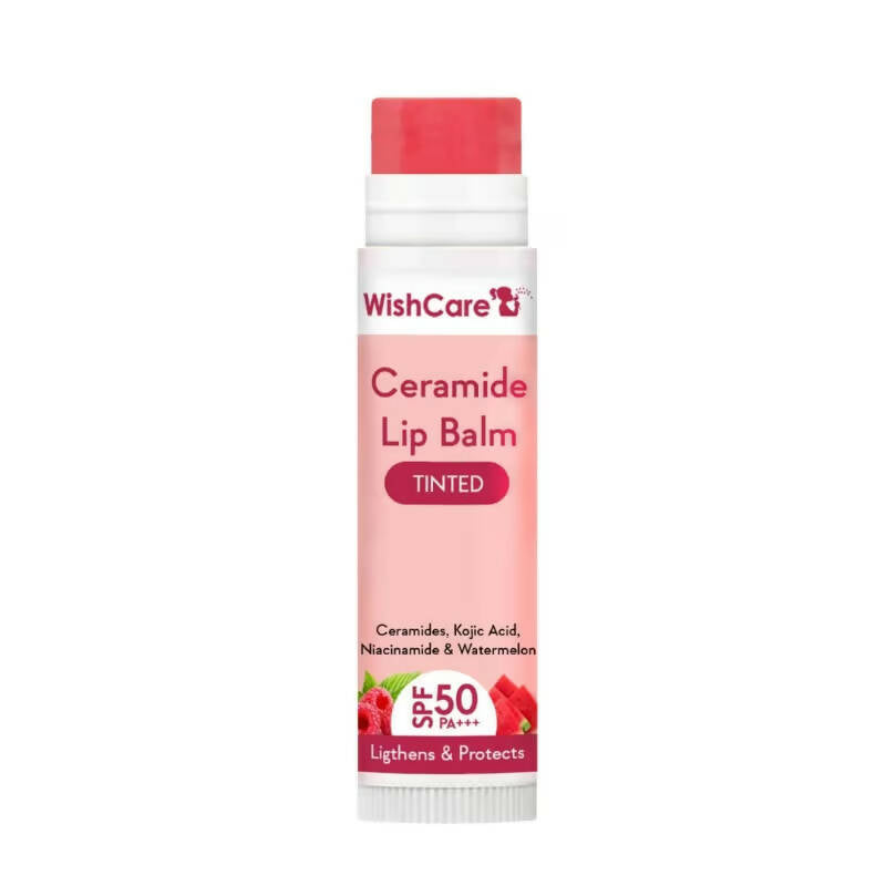 Wishcare Ceramide Lip Balm with SPF50 PA+++ - Tinted - BUDNE