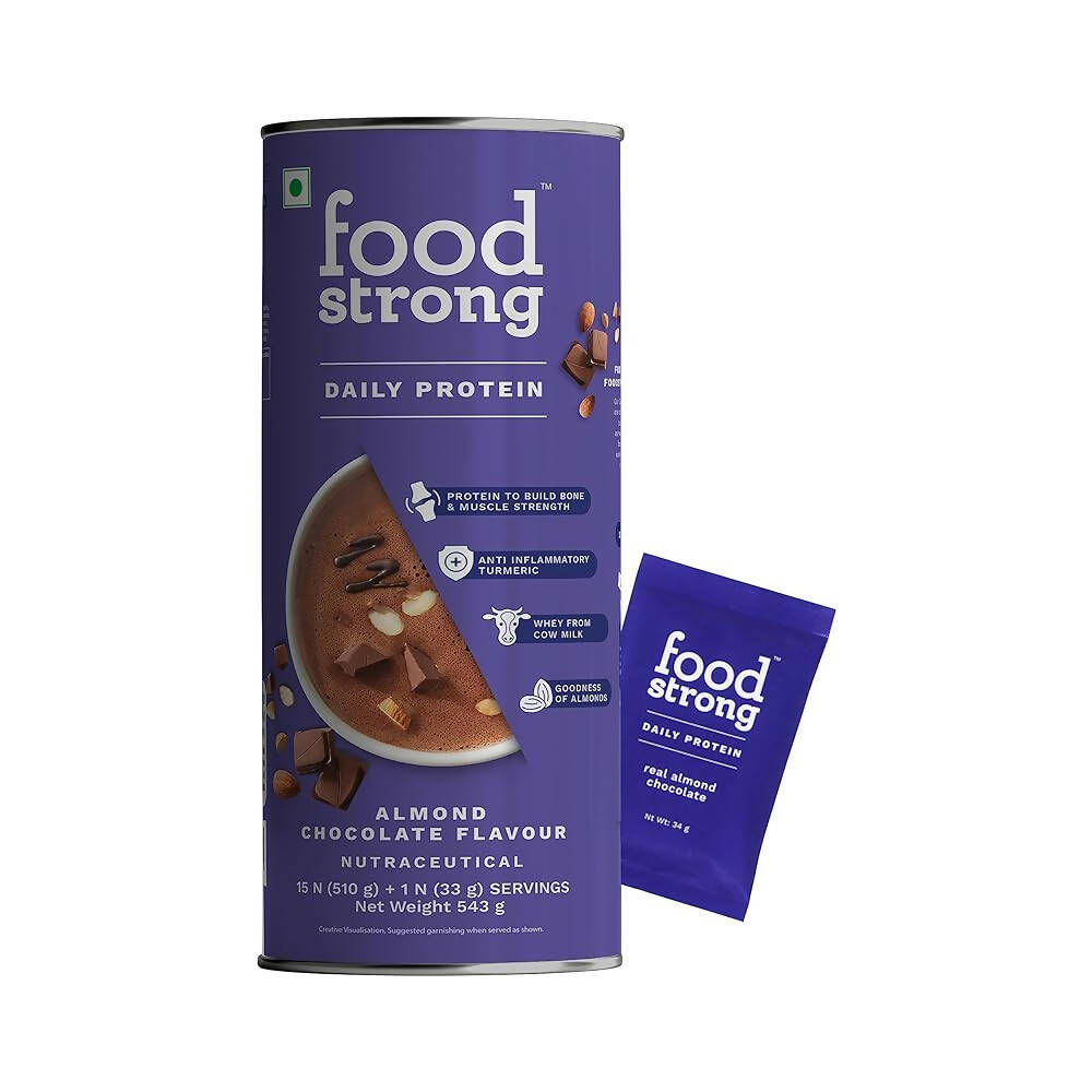 Foodstrong Daily Protein - Almond Chocolate Flavor - BUDNE