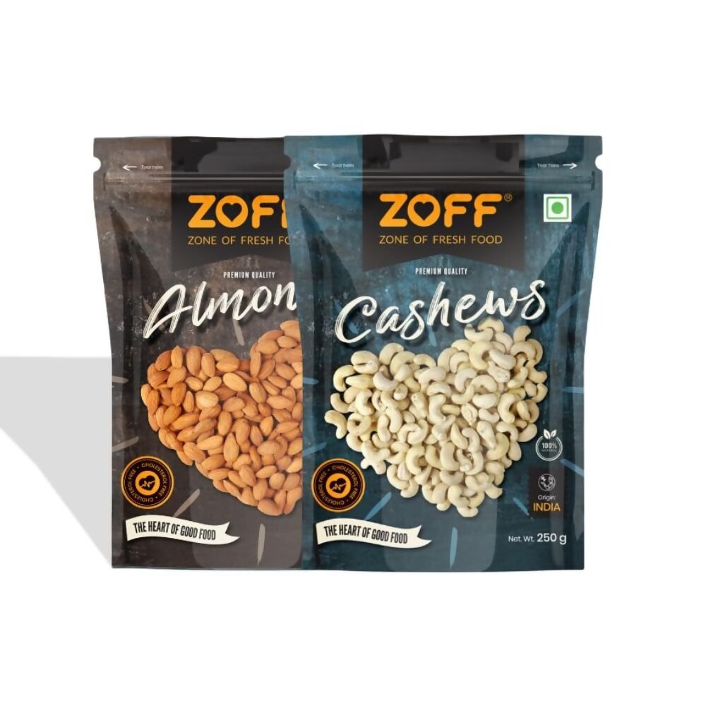 Zoff Premium Almonds & Cashews Combo - BUDNE