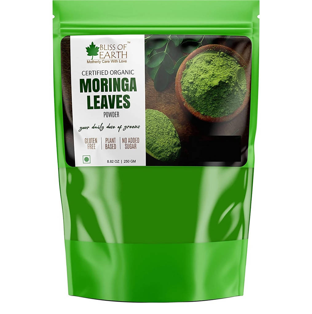 Bliss of Earth Certified Organic Moringa Leaves Powder - buy in USA, Australia, Canada